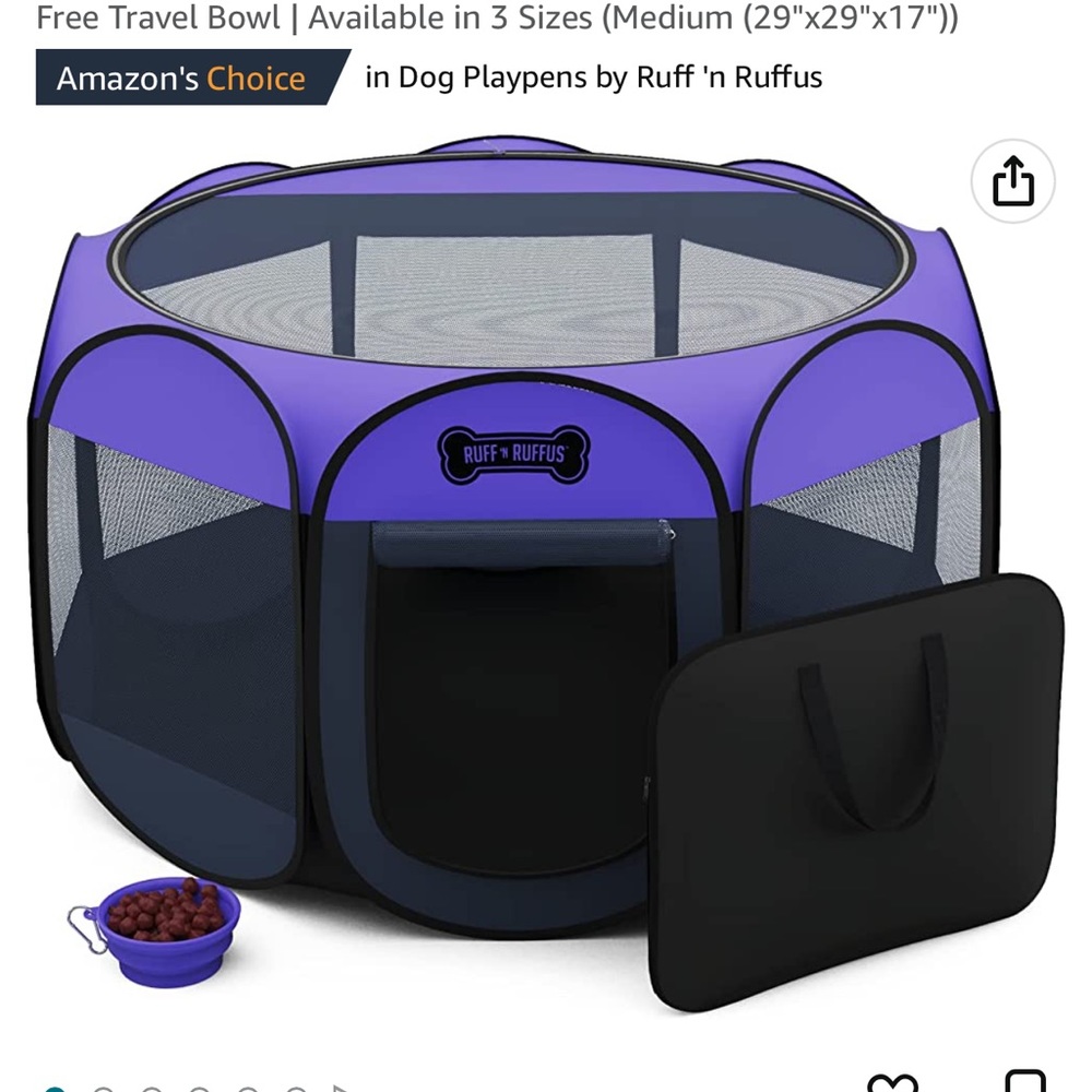 Ruff and Ruffus play pen